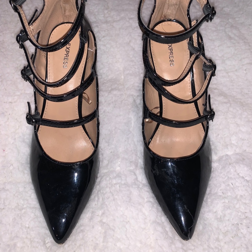 Black Stiletto High Heels